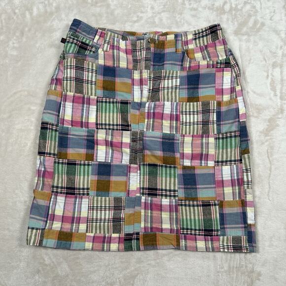 Ralph Lauren Dresses & Skirts - Ralph Lauren Multicolor Plaid Patchwork Mini Skirt